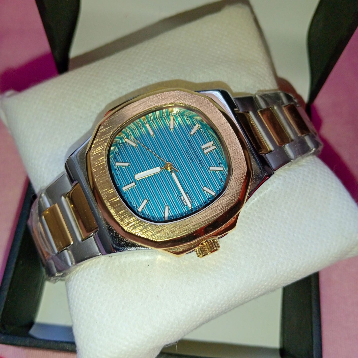 Patek Philippe Geneve Luxury Watch – Dual Tone Steel
