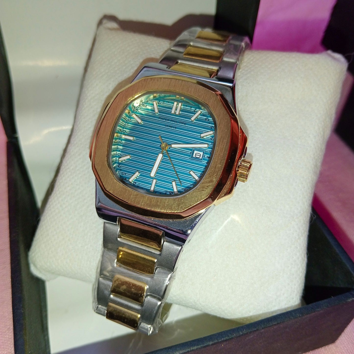 Patek Philippe Geneve Luxury Watch – Dual Tone Steel
