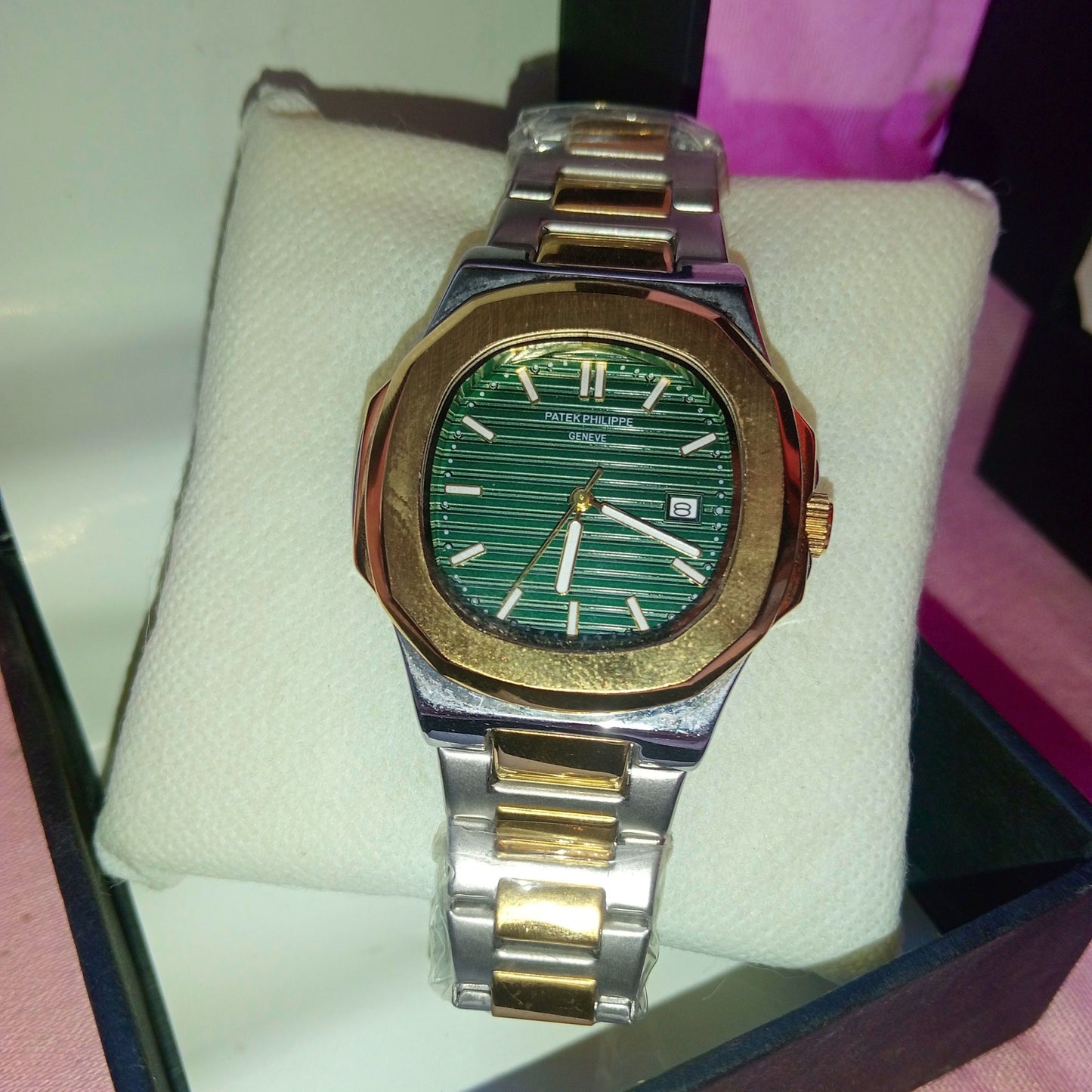 Patek Philippe Geneve Luxury Watch – Dual Tone Steel
