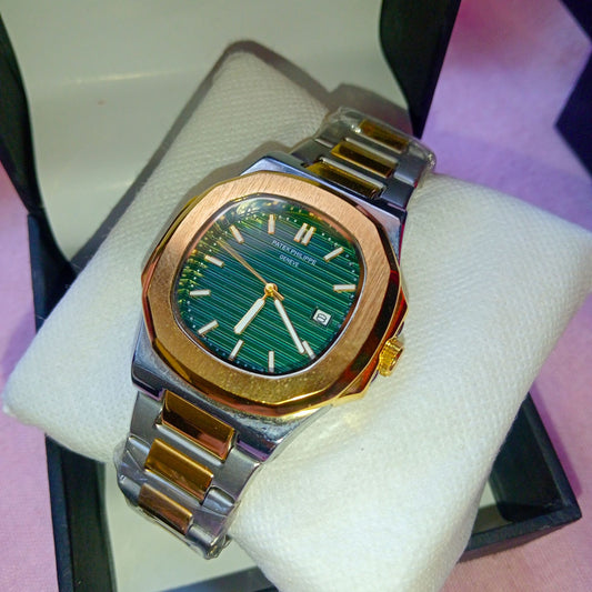 Patek Philippe Geneve Luxury Watch – Dual Tone Steel